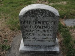 Opie Delilah <I>Eller</I> Owings 