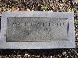 Myrtle Elizabeth Crout 