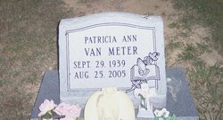 Patricia Ann “Pat” <I>Ours</I> Van Meter 