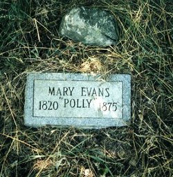 Mary “Polly” <I>Burgess</I> Evans 