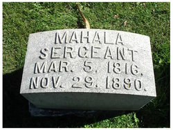 Mahala <I>Lewis</I> Sergeant 
