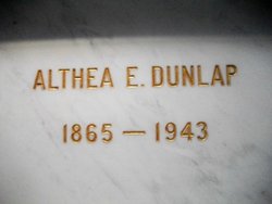 Althea Estelle <I>Hickman</I> Dunlap 