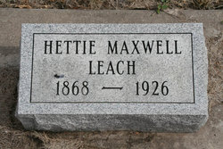 Hettie <I>Maxwell</I> Leach 