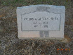 Walton Albert Alexander Sr.