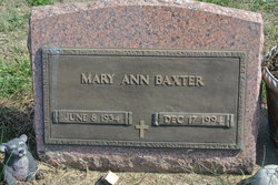 Mary Ann <I>Hill</I> Baxter 