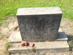 Annie Sue <I>Morrison</I> Anderson 