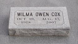 Wilma Alene <I>Oster Owen</I> Cox 