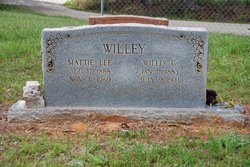 Mattie Lee <I>Qualls</I> Willey 