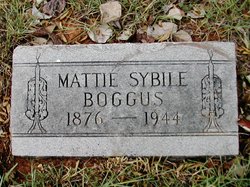 Mattie Sybile <I>Boggus</I> Boggus 