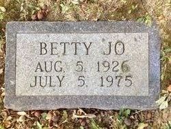Betty Jo <I>Richards</I> English 
