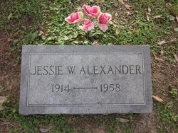 Jessie Woodrow <I>Morey</I> Alexander 