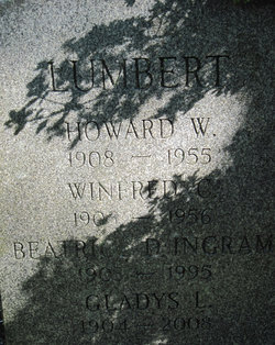 Beatrice Dean <I>Lumbert</I> Ingram 