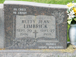Betty Jean <I>Roquemore</I> Limbrick 