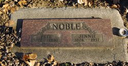 Jennie Gertrude <I>Cantrell</I> Noble 