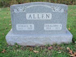 Geraldine Elizabeth <I>Atwell</I> Allen 
