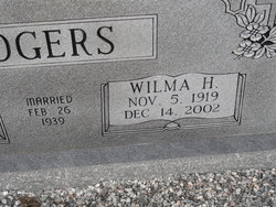 Wilma <I>Haddock</I> Rogers 