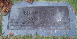 Edith May <I>Gadd</I> Ballard 