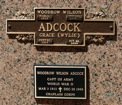 Rev Woodrow Wilson Adcock 