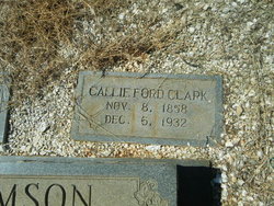 Callie <I>Ford</I> Clark 