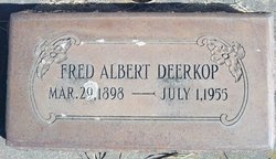 Fred Albert Deerkop 