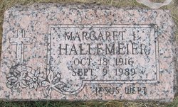 Margaret Emma Louise <I>Selle</I> Hallemeier 