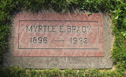 Myrtle Edith <I>Poor</I> Brady 