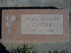 Velma Jennie <I>Meredith</I> Cartier 