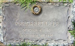 Margaret Irene <I>Walter</I> Lee 