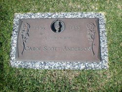 Carol <I>Scott</I> Anderson 