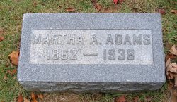 Martha A. <I>Vansickle</I> Adams 