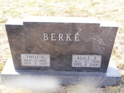 Alice E <I>Keller</I> Berke 