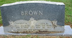 Cora A <I>Caldwell</I> Brown 
