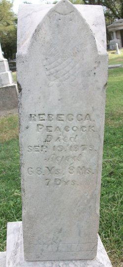 Rebecca <I>Piggott</I> Peacock 