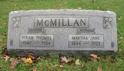 Martha Jane <I>Myers</I> McMillan 