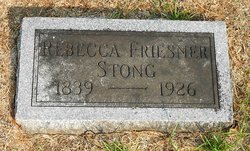 Rebecca <I>Hufford</I> Friesner Stong 