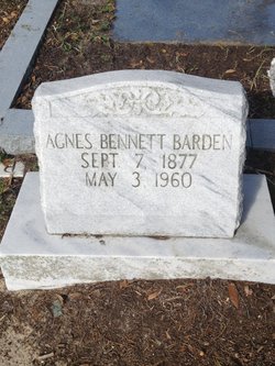 Agnes <I>Bennett</I> Barden 