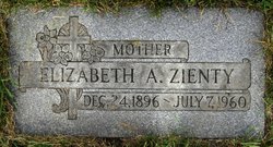 Elizabeth A. <I>Malecki</I> Zienty 