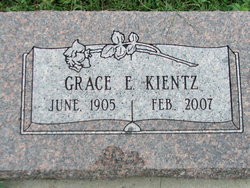Grace Edith <I>Mark</I> Kientz 