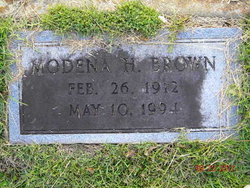 Mary Modena <I>Hull</I> Brown 