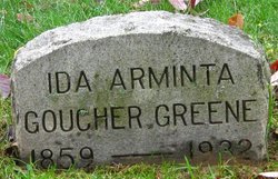 Ida Arminta <I>Goucher</I> Greene 