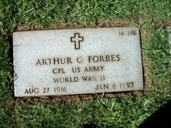 Corp Arthur George Forbes 