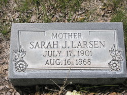 Sarah Jane <I>Richardson</I> Larsen 