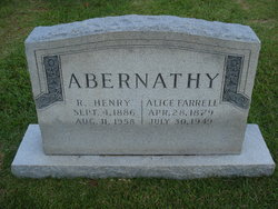 Mary Alice <I>Farrell</I> Abernathy 