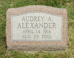 Audrey Adeline <I>Johnston</I> Alexander 