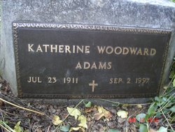 Katherine Estella <I>Woodward</I> Adams 