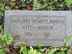Margaret Virginia <I>Shumate</I> Bonham 