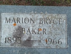 Marion Bryce <I>MacDonald</I> Baker 