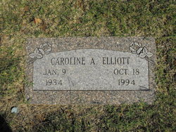 Caroline Ann <I>Tucker</I> Elliott 