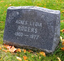 Agnes Lydia <I>Davis</I> Rogers 