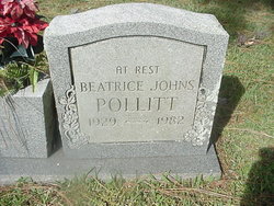 Beatrice <I>Johns</I> Pollitt 